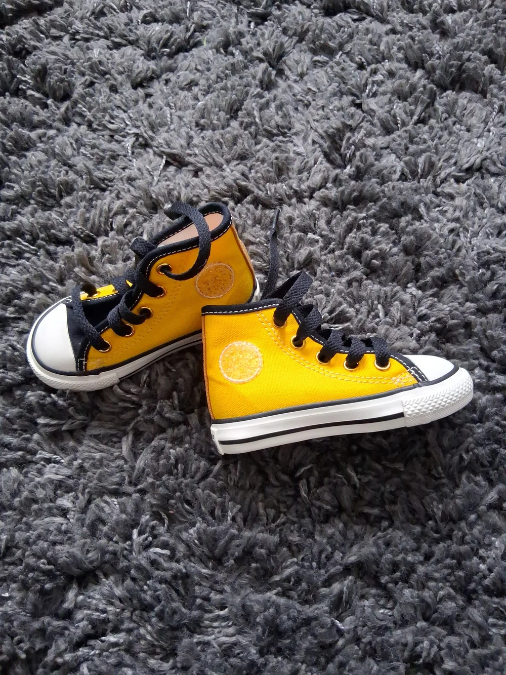 Converse Yellow All-Star High-Top Kids Sneakers